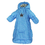 Huppa Beebide magamiskott EDEN, light blue pattern