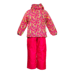Huppa Laste talvekomplekt GREGER, fuchsia pattern/ fuchsia