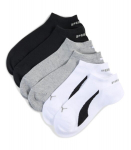 Puma unisex sokid (3 paari) 938625*02, valge+hall 8720245857666