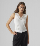 Vero Moda naiste topp 10293792*02, valge 5715432458576