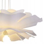 Ripplamp Peony valge, 50 cm