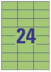 Universaalsed rohelised kleebised 70 x 37 mm, 2400 tk.