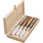 Kirschen peitlite komplekt Firmer Chisel Set WINAC in wooden box