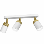 Luminex Reno 5156 lamp, valge/kuldne, 3 valguspunkti