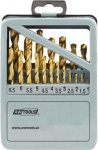 Awtools Hss-g Titaankattega metallist puuriterad, 25 tk., 1-13 mm