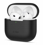 Tehniliselt kaitstud silikoon&uuml;mbris Apple Airpods 4 Black jaoks