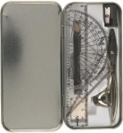 Mapped Study 10 meili geomeetriline komplekt joonlaua ja pliiatsiga