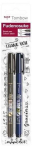 Tombow Fudenosuke pintslimarkerid, must, 2 tk.