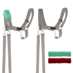 Hobuse rakmed koos rihmade ja eemaldatavate villakatetega