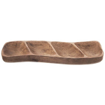 Puidust poolitatud kandik Orion 35x11 cm, mangopuit, k&auml;sit&ouml;&ouml;
