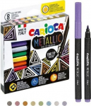 Carioca metallist markerid, 8 v&auml;rvi
