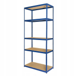 Metallist riiul Helios Hnn 180x75x45 cm, 5 riiulit, 275 kg/riiul