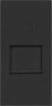 Norgen Rj11 moodulpesa 22,5x45mm must