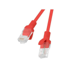 Patchcord Lanberg Cat.5e Utp 2m, punane, 10 tk.
