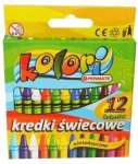 Penmate Kolori vahapliiatsid, 12 v&auml;rvi
