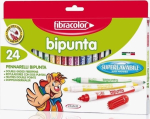 Bipunta Double Point pliiatsid 24 v&auml;rvi Fibracolor