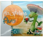 Plastiliini komplekt Koma-plast, 6 erksat v&auml;rvi
