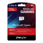 Telefoni m&auml;lukaart Pny Microsdxc Express 256gb Uhs-i U3 V30 A1 890mb/s kaart