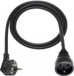 Elgotech Eps-103-2 pikendusjuhe, 1 pesa, 3m, must