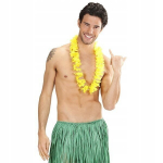 Kollane Hawaii lilledega kaelakee