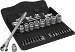 Wera t&ouml;&ouml;riista komplekt 8100 SB 7 Zyklop Ratchet Push Through Square 3/8 metric
