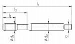 Kruvi M10 Hss-e Tin Din 376-c Fanar