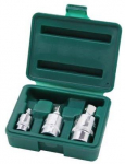 Hingedega pistikute komplekt 1/4", 3/8", 1/2"