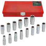 Rockforce'i pika kuuskantpea komplekt, 1/2", 14 tk (11-30mm)