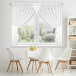 Eurofirany Kardin FIR ARTEMIDA/1/B, 400x160 cm, valge