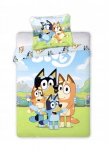 Faro laste voodipesukomplekt BLUEY, 100x135 cm, 2-osaline