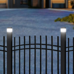P&auml;ikesepaneeliga postilamp LED 100&times;100, GreenBlue GB128 &ndash; &uuml;mbrikukujuline (p&uuml;ramiidjas) kate.