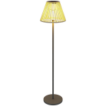 P&auml;ikeseenergial t&ouml;&ouml;tav rotangist &otilde;uelamp, 25 LED-i, IP44, valgussensoriga, &Oslash;33x135 cm