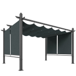 Pergola, 392x297x225 cm, Tumehall, Alumiinium
