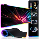 - RGB hiirematt (padi) LIVMAN MZ-RGB d&uuml;naamilise RGB-valgustusega kohandatava meeleolu loomiseks, 80x30cm, 4mm