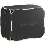 Plyomeetriline h&uuml;ppekast, 76x61x51 cm, Must, Puit