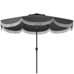Vihmavari &Oslash;269 cm, UV-kaitsega, kaheksanurkne, tumehall