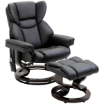 Relax tugitool massaažifunktsiooniga, istmega, kunstnahk, must