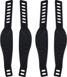 Treeningratta pedaalirihmad, 33 cm pikkus, reguleeritavad, 2 paari