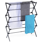 Pesukuivati metallist must vertikaalne pikendatav 47-78x94 cm Orion
