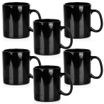 Tassid klaasist must 300 ml 6 tk 11x8x9 cm Orion