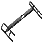 Metallist Riiul K&ouml;&ouml;gikapi Korraldamiseks 53&ndash;88 cm, Must