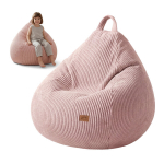 Tumba-kott Mark Adler Comfy 1.0 Pink &ndash; roosa, velvetist, pehme kott-tool