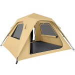 H&uuml;pstelk telk 2-3 inimesele, veekindel kuppeltelk 240x240x160 cm, khaki