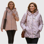 Kahepoolne naiste jope Elizabeth, roosa