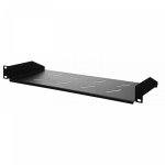 19" 1U 170 mm P&uuml;siriiul, Must, Perforeeritud, Stalflex Eco-Seeria