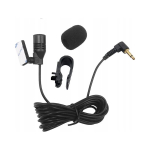 Handsfree seade Automikrofon klambriga 2,5 m kaabel 2,5 mm, Automobilinis mikrofonas su segtuku 2,5 m kabelis 2,5 mm