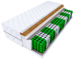 Madrats kookoskihiga taskuvedrudega 90x200 KOKOS POCKET H3/H4 16 cm