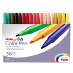 Pentel S-360-36 viltpliiatsid, 36 v&auml;rvi