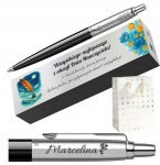 Parker Jotter Original must pliiats graveeringu ja kinkekomplektiga