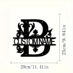 Seinakaunistus monogramm, B